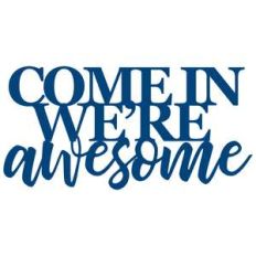 come in we're awesome