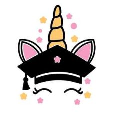 graduation unicorn