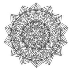 mandala coloring page