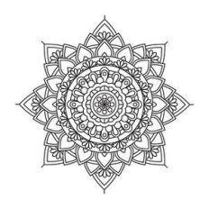 mandala coloring page