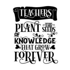 teachers plant the seeds of knowledge