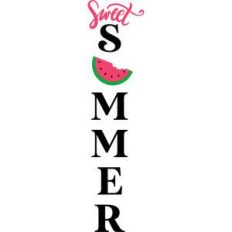 sweet summer watermelon porch sign
