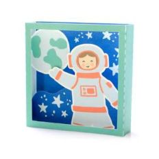 astronaut box card