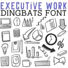 cg executive work dingbats