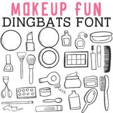 cg make up-y dingbats