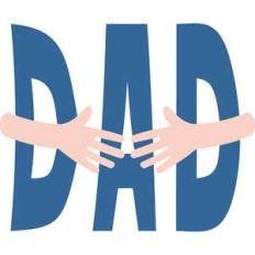 dad hugging