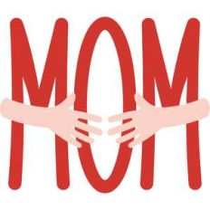 mom hugging