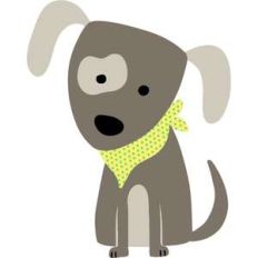 grey dog