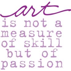 art is not a measure