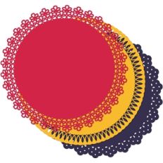 12x12 circle background shapes