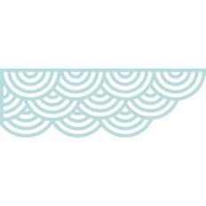 scalloped corner