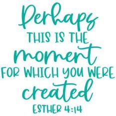 perhaps this is the moment