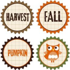 4 fall print and cut tags