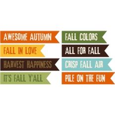 8 print and cut fall flags