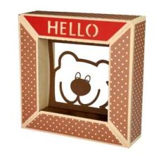 hello teddy framed