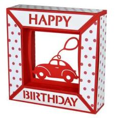 happy birthday bug framed