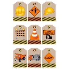 construction gift tags