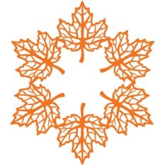 maple leaf doily