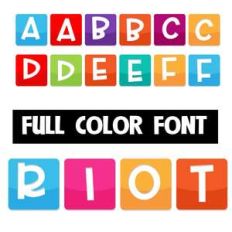 riot color font