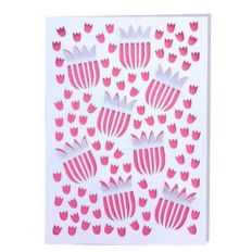 tulip flowers 3d card