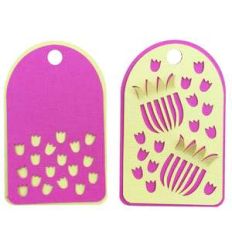 tulips gift tags