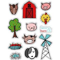 ml barn animals stickers