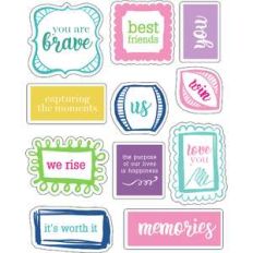 ml framed good thoughts stickers