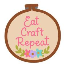 eat craft repeat embroidery hoop