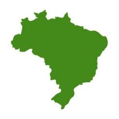 brazil country silhouette
