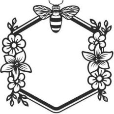 honey bee garden frame