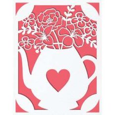 a2 insert card teapot