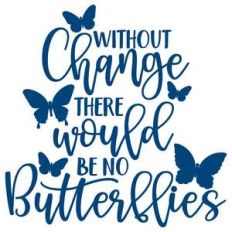 without change there would be no butterflies