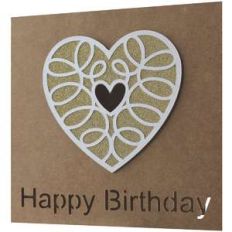 donut heart card