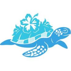 sea turtle hibiscus flower