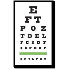 eye chart