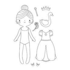 princess coloring stickers