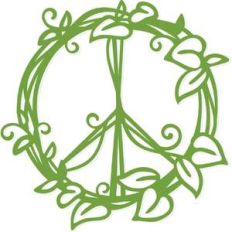 garden vine peace sign