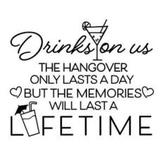 drinks on us