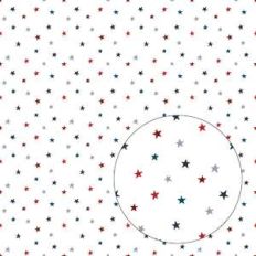 red, white, and blue stars seamless pattern