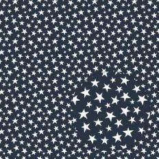 blue and white stars seamless pattern