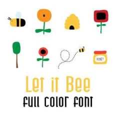 let it bee full color font