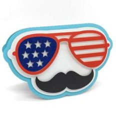 4th of july fun glasses card