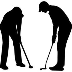 golf players set