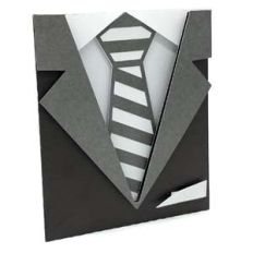 suit and tie card