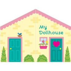 paper dollhouse exterior