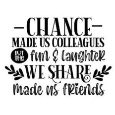 chance made us colleagues