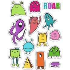 ml monster love stickers