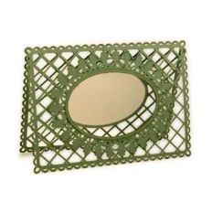 frame venice lace oval card