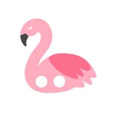 flamingo finger puppet