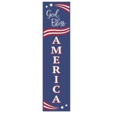 god bless america porch sign